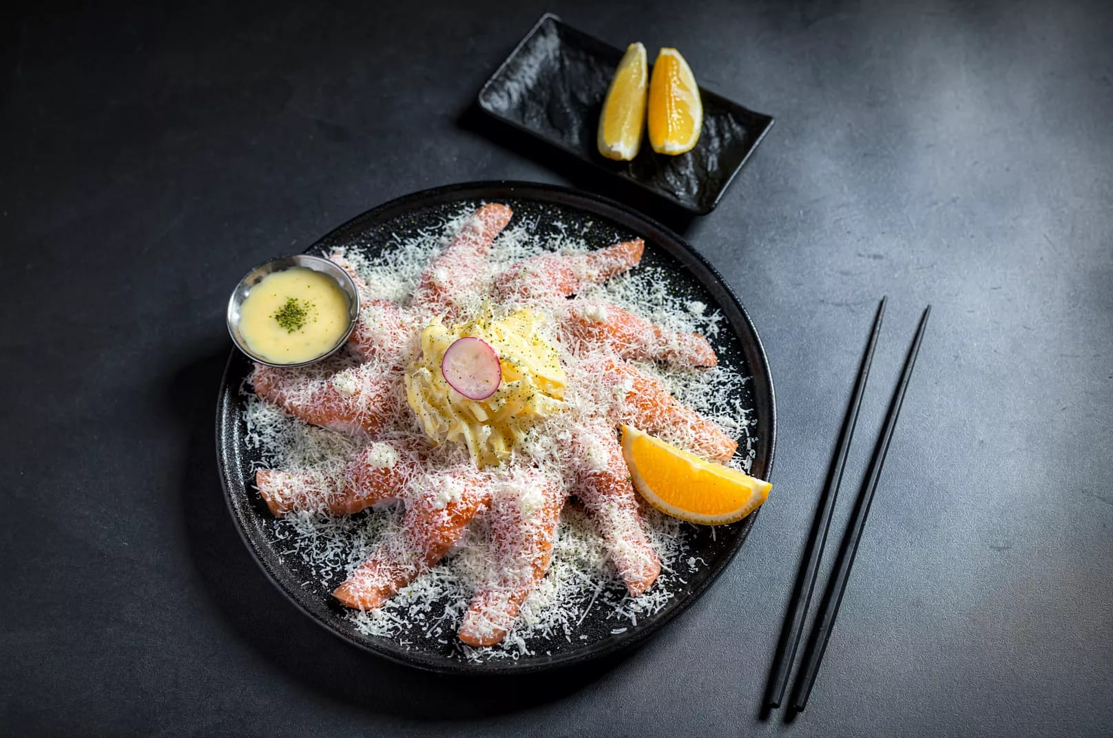 Snow Salmon Chobab —signature dish at Jeju Snow Salmon